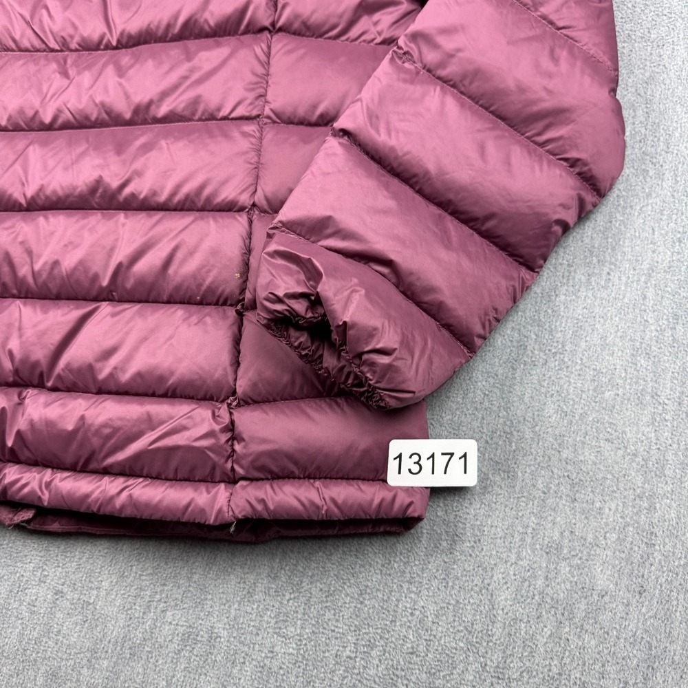 Charter Club Puffer Jacket Womens XS Pink Hooded Full Zip Packable Down Outdoor - Picture 11 of 11